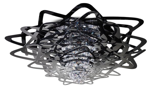 Lampa Sufitowa Slamp, Aurora, ściemnialny, czarny, salon, tworzywo sztuczne, design