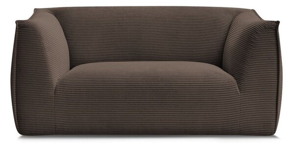 Brązowa sztruksowa sofa 170 cm Giorgia – Bobochic Paris