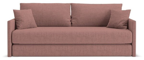 Różowa rozkładana sofa z tkaniny szenilowej 209 cm Shannon – Cosmopolitan Design