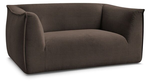 Brązowa sztruksowa sofa 170 cm Giorgia – Bobochic Paris