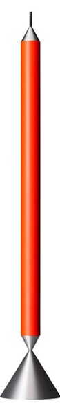 Apollo 59 Lampa Wisząca Red Orange/Aluminium - Pholc
