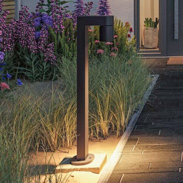 Zewnętrzna Lampa Paulmann, Kimu, czarny, aluminium, nowoczesny