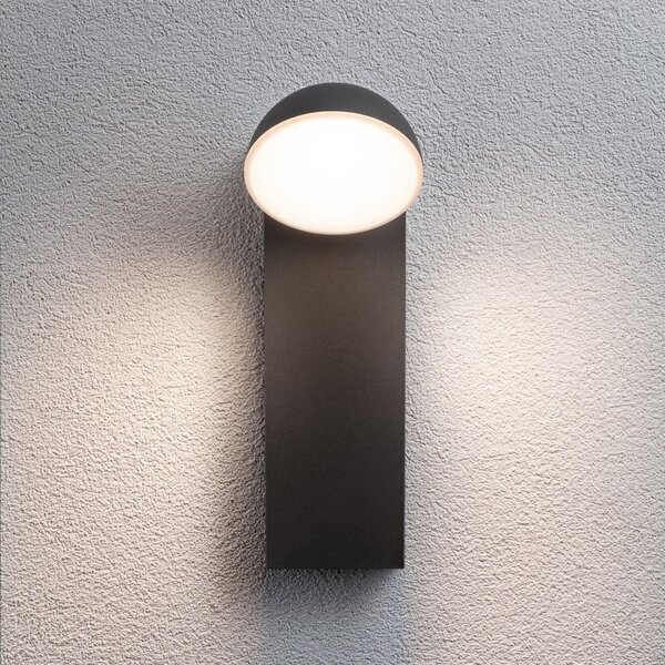 Zewnętrzna Lampa Paulmann, Puka, czarny, metal, nowoczesny