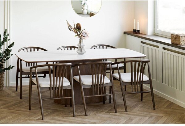 Stół z ceramicznym blatem 90x200 cm Noli – House Nordic