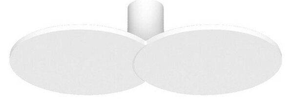 Lampa Sufitowa Rotaliana, biały, salon, aluminium
