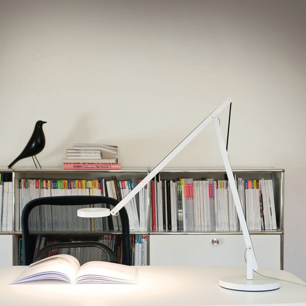 Lampa Stołowa Rotaliana, String T1 DTW, ściemnialny, biały, gabinet | pracownia, metal, design