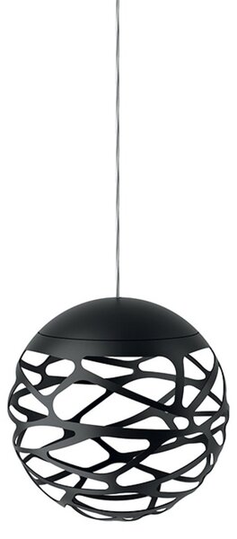 Lampa Wisząca Lodes, ściemnialny, czarny, jadalnia, metal