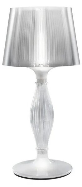 Lampa Stołowa Slamp, transparentny, salon, tworzywo sztuczne