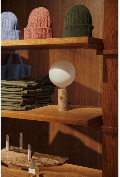 Lampa Stołowa Made By Hand, beżowy, salon, marmur