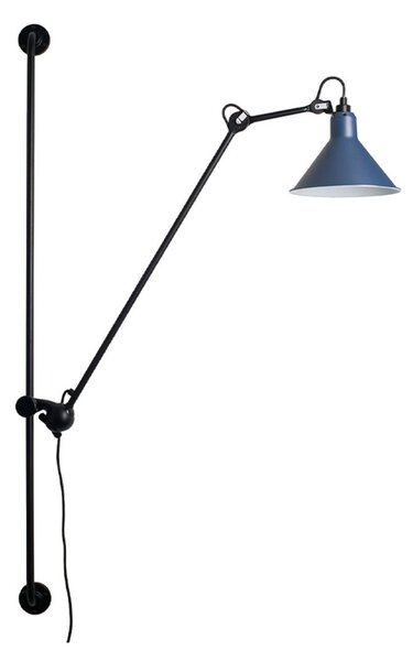 Lampa Ścienna Lampe Gras, czarny, salon, metal, industrialny