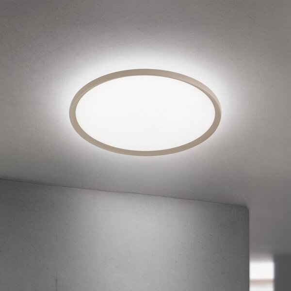ORION Lampa sufitowa LED Kant, możliwość ściemniania, zielony, salon / jadalnia, aluminium, nowoczesny