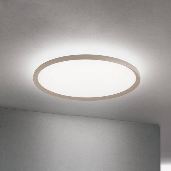 ORION Lampa sufitowa LED Kant, możliwość ściemniania, zielony, salon / jadalnia, aluminium, nowoczesny