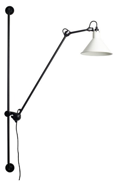 Lampa Ścienna Lampe Gras, czarny, salon, metal, industrialny