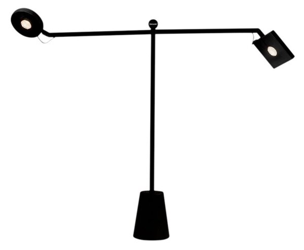 Lampa Stołowa Artemide, czarny, salon, aluminium
