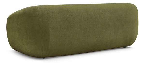 Zielona rozkładana sofa z tkaniny szenilowej 228 cm Neyo – Bobochic Paris