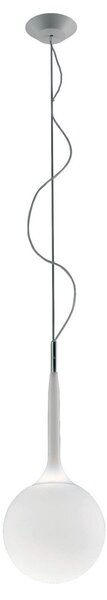 Lampa Wisząca Artemide, Castore, ściemnialny, biały, salon, szkło, design