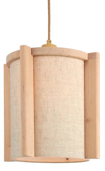 Good & Mojo Lampa wisząca Corsica, jasne drewno, salon / jadalnia, drewno, skandynawski