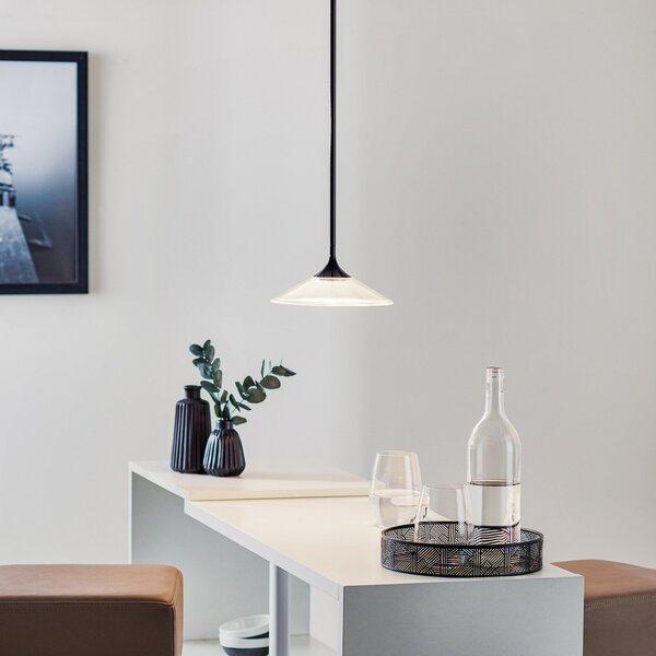 Lampa Wisząca Artemide, Orsa 21, transparentny, salon, tworzywo sztuczne, design