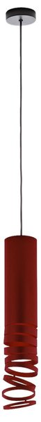 Lampa Wisząca Artemide, Decomposé, ściemnialny, czerwony, salon, metal, design
