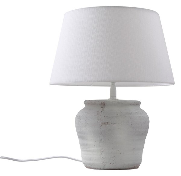 Lampa Stołowa Lindby, Aelith, biały, salon, ceramika, dworkowy | rustykalny