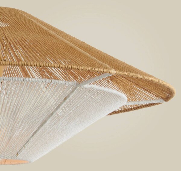 Good & Mojo Lampa wisząca Lumbini, brązowy / rdzawy, salon / jadalnia, papier / lunolit / lunopal, skandynawski