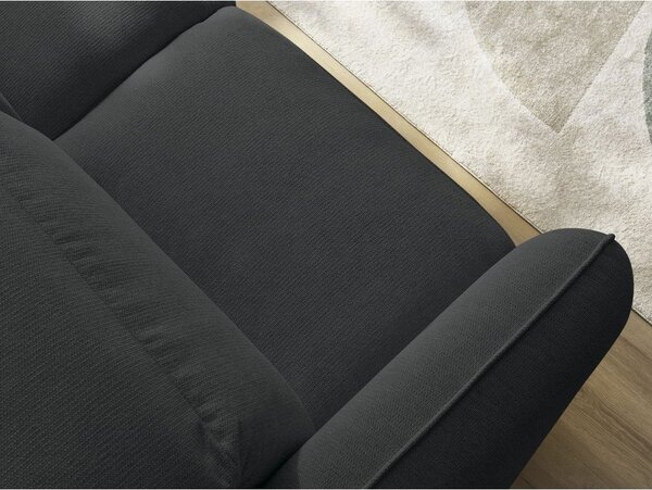 Czarna sofa 216 cm Achille – Bobochic Paris