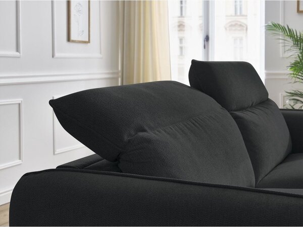 Czarna sofa 216 cm Achille – Bobochic Paris