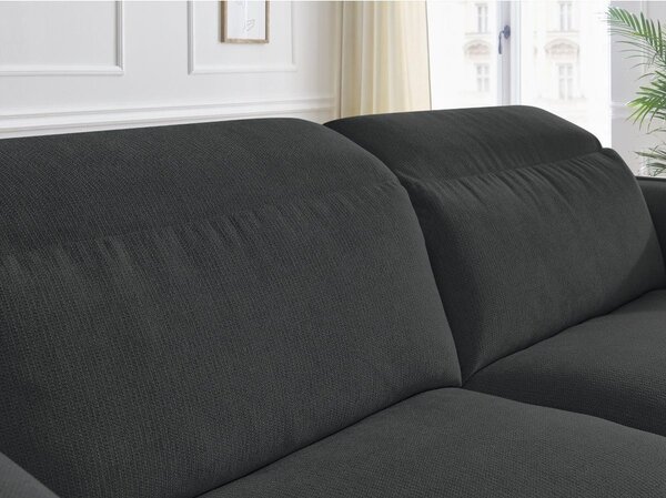 Czarna sofa 216 cm Achille – Bobochic Paris