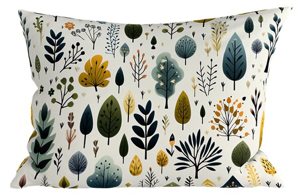 Polibawełniana poszewka na poduszkę TREEVELLA POLY 50x70 cm, zielona