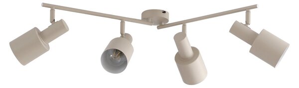 Lampa Sufitowa Lindby, Ovelia, ściemnialny, beżowy, salon, metal, nowoczesny