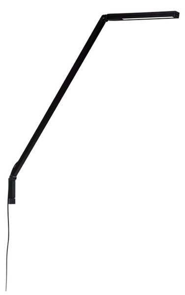 Lampa Ścienna Nemo Lighting, ściemnialny, czarny, gabinet | pracownia, aluminium