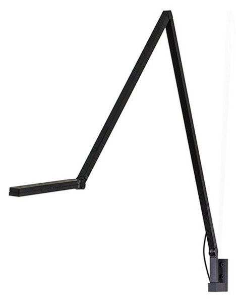 Lampa Ścienna Nemo Lighting, ściemnialny, czarny, gabinet | pracownia, aluminium