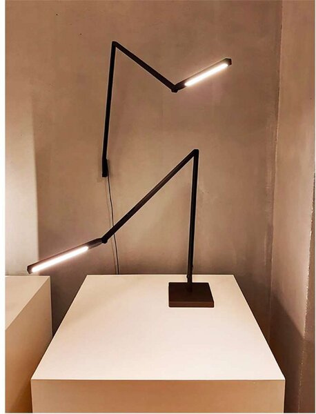 Lampa Ścienna Nemo Lighting, ściemnialny, czarny, gabinet | pracownia, aluminium
