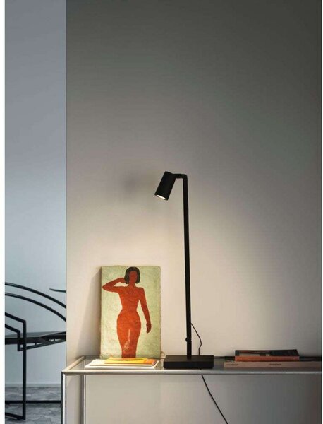 Lampa Stołowa Nemo Lighting, ściemnialny, czarny, gabinet | pracownia, aluminium