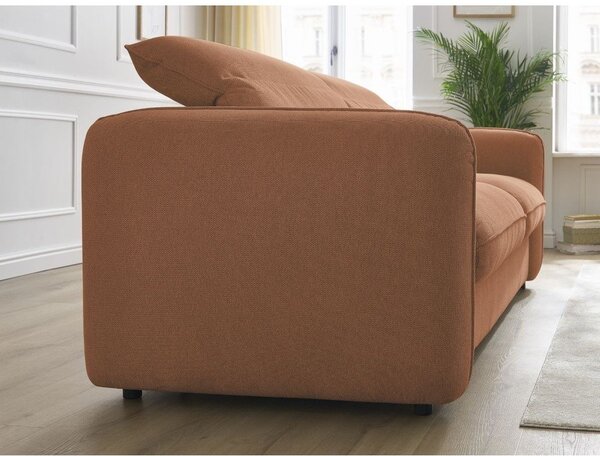 Pomarańczowa sofa 216 cm Achille – Bobochic Paris