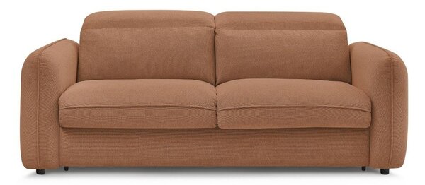 Pomarańczowa sofa 216 cm Achille – Bobochic Paris