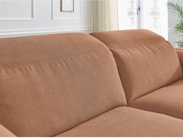 Pomarańczowa sofa 216 cm Achille – Bobochic Paris