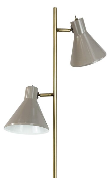 Lampa Podłogowa Dyberg Larsen, Sleep, szary, salon, metal, design
