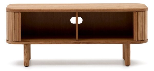 Szafka pod TV w dekorze jesionu w naturalnym kolorze 120x50x40 cm Mailen – Kave Home