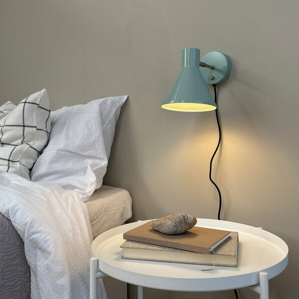 Lampa Ścienna Dyberg Larsen, Sleep, zielony, salon, metal, design