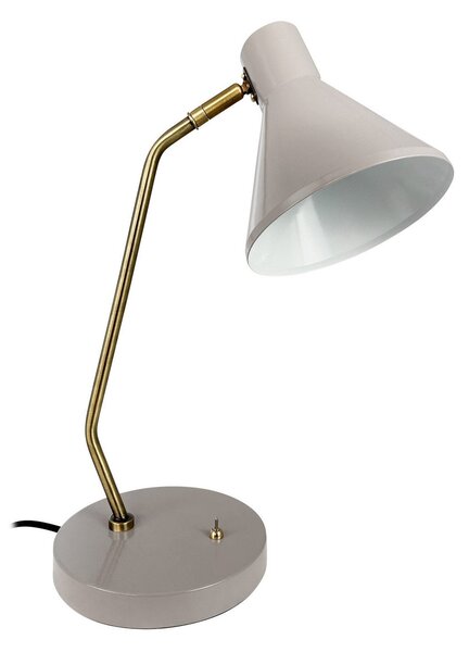 Lampa Stołowa Dyberg Larsen, Sleep, szary, salon, metal, design