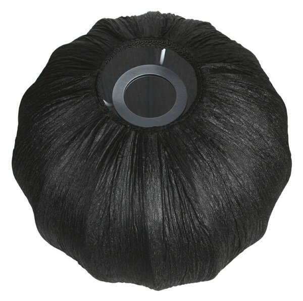 Mexlite Lampa sufitowa Bloeba, możliwość ściemniania, czarny, salon / jadalnia, tkanina / materiał / jedwab