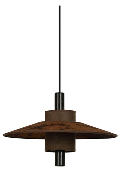 Lampa Wisząca Forestier, Thésée, ściemnialny, czerwony, jadalnia, tkanina | tekstylia, boho