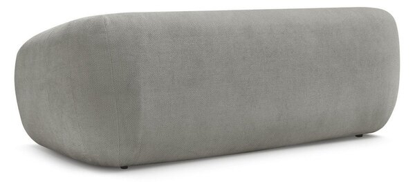 Jasnoszara rozkładana sofa z tkaniny szenilowej 228 cm Neyo – Bobochic Paris