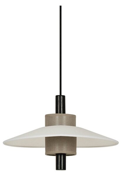 Lampa Wisząca Forestier, Thésée, ściemnialny, biały, jadalnia, tkanina | tekstylia
