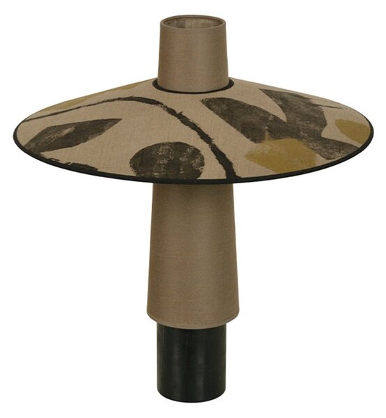 Lampa Stołowa Forestier, Thésée, brąz rdzawy, salon, tkanina | tekstylia, boho
