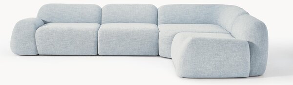 Narożna sofa modułowa Bouclé Wolke (4-osobowa)