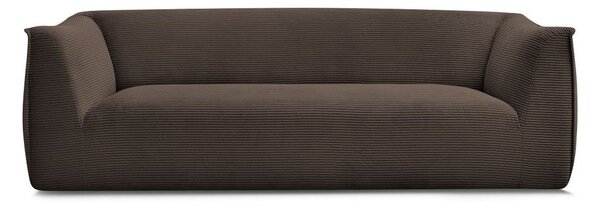 Brązowa sztruksowa sofa 242 cm Giorgia – Bobochic Paris
