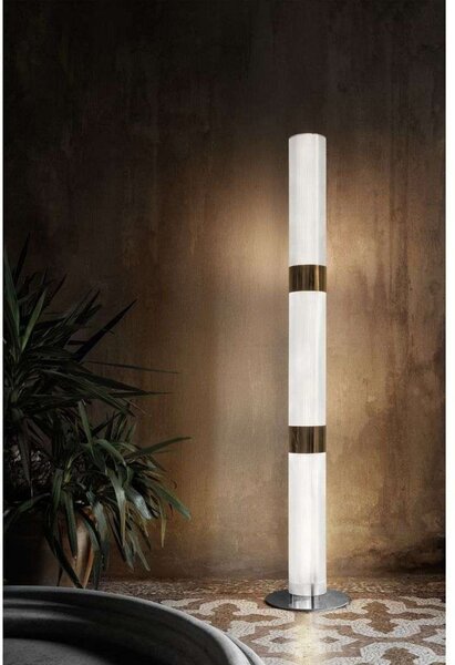 Lampa Podłogowa Slamp, transparentny, salon, tworzywo sztuczne