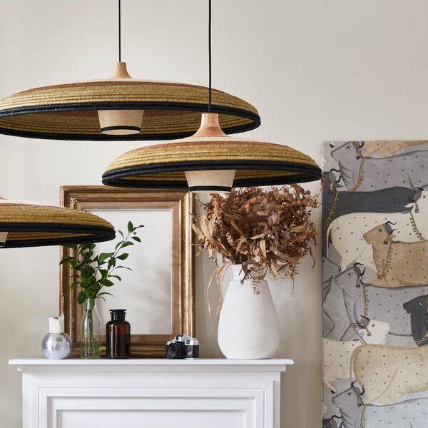 Lampa Wisząca Forestier, Grass M, ściemnialny, zielony, salon, design